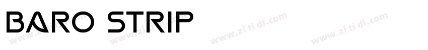 Baro Strip字体转换